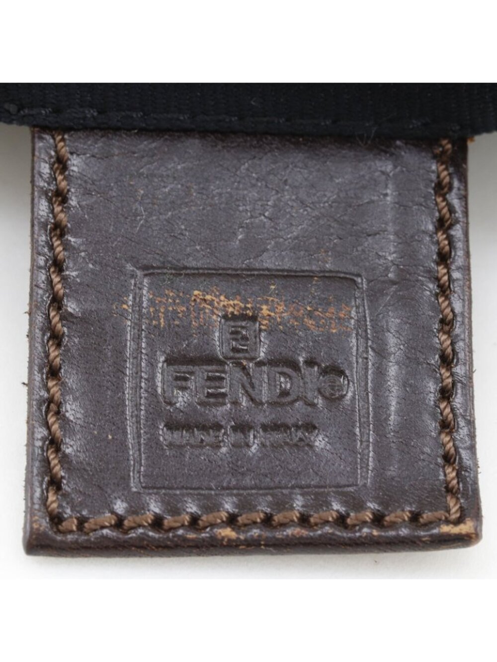 Fendi Zucca Folding Nylon Canvas Brown Boston Bag - Picture 13 of 14